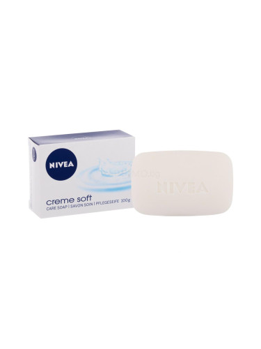 Nivea Creme Care Soft Твърд сапун за жени 100 g увредена кутия