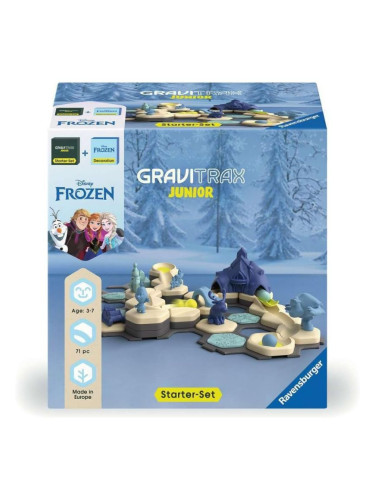  Логическа игра Ravensburger GraviTrax Junior - Стартов комплект Замръзналото кралство