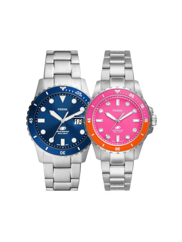 Комплект часовници за двойки Fossil Blue Dive FS6029-ES5351