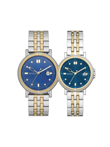 Комплект часовници за двойки Skagen Signatur SKW6921-SKW3137