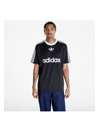 Тениска adidas Adicolor Poly Short Sleeve Tee Black/ White S