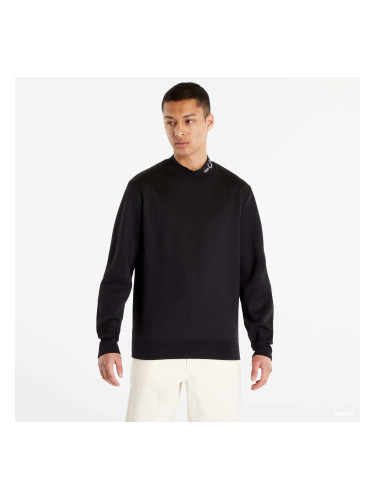 Суитшърт FRED PERRY Branded Collar Sweatshirt Black XL