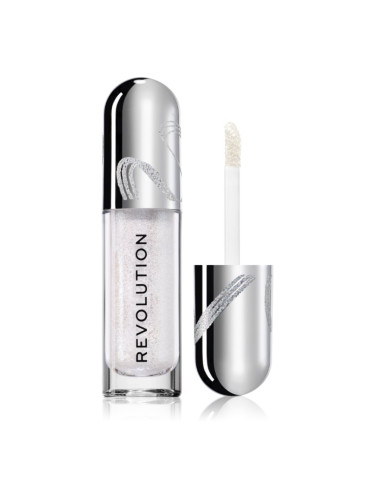 Revolution Metallic Muse Glitter Muse течни очни сенки с брокат цвят Silver 3.5 мл.