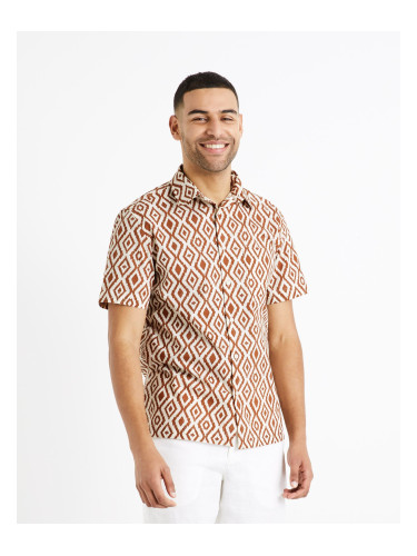 Celio Patterned Shirt Daprinta - Men