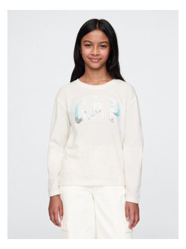 GAP Children's T-shirt with sequin logo - Girls