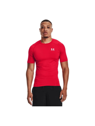 Men's compression shirt Under Armour HG Armour Comp SS - red