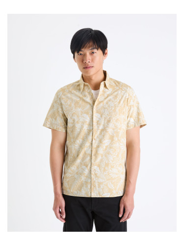 Celio Patterned Gafeul Shirt - Men's