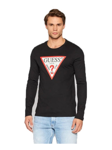 Guess Man's Longsleeve Shirt M2YI31I3Z11 JBLK