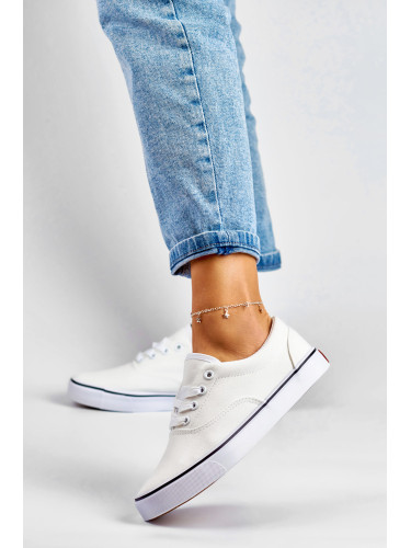 primohurt Klasyczne białe trampki damskie