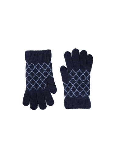 Art Of Polo Woman's Gloves Rk22242 Navy Blue