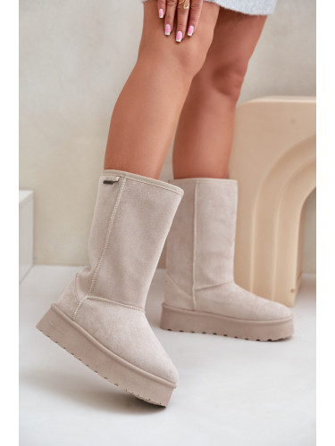BIG STAR SHOES Високи Снежни Боти На Платформа Big Star