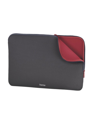 Калъф за лаптоп Hama Neoprene 15.6" сив