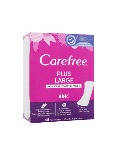 Carefree Plus Large Fresh Scent Ежедневна дамска превръзка за жени Комплект увредена кутия