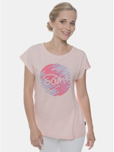 SAM73 Pink Womens T-Shirt with Printing SAM 73 - Women