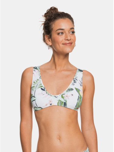 White Floral Top of Roxy Swimwear - Women