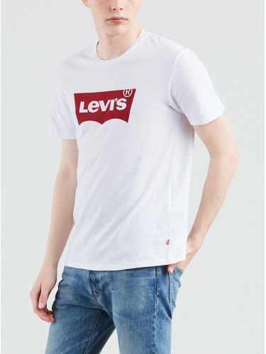 Levi's Men's White T-Shirt with Levi's® Print - Men's