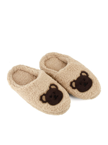 Дамски пантофи TEDDYBEAR BEIGE
