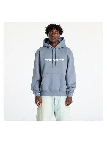 Суитшърт Carhartt WIP Hooded Carhartt Sweat UNISEX Dove Grey/ Wax XS