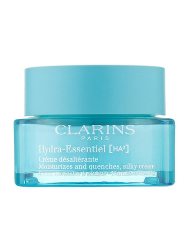 Clarins Hydra Essentiel [HA²] Silky Day Cream Овлажняващ стягащ невен крем за лице с хиалуронова киселина