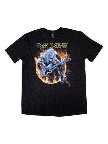 Iron Maiden Риза Fear Live Flames Unisex Black M