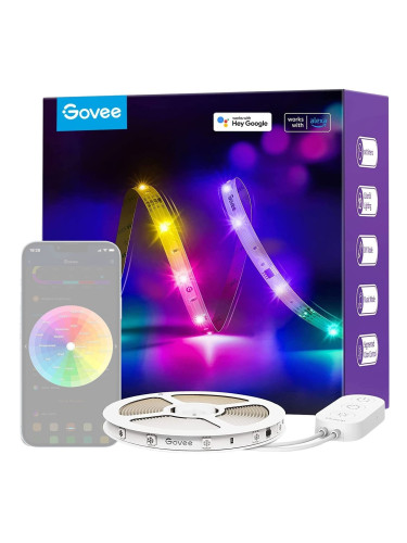 Govee WiFi RGBIC PRO Smart LED 10m Студийни светлини