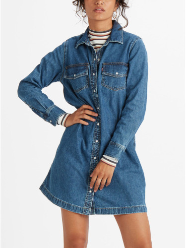 Levi's Blue Women's Denim Shirt Dress - Women's®