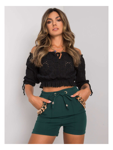 Shorts-DHJ-SN-13260.38P-dark green