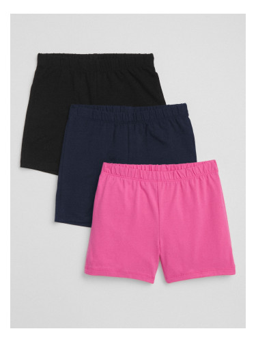 GAP Children's shorts cartwheel shorts in stretch jersey, 3pcs - Girls