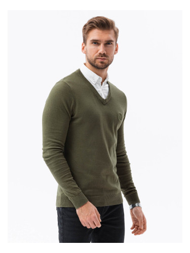 Ombre Men's sweater with white collar