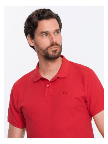 Ombre Men's pique knit polo shirt