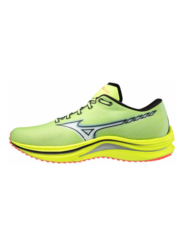 Men's running shoes Mizuno Wave Rebellion Neo Lime/White UK 12