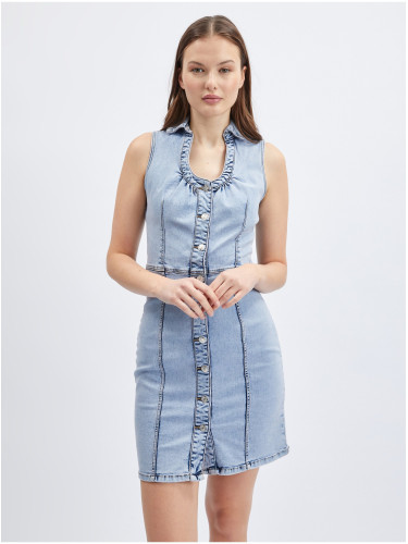 Orsay Light blue women's denim dress - Women's