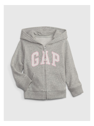 GAP Kids sweatshirt french terry logo - Girls