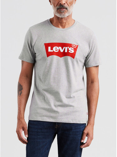 Levi's Men's Grey T-Shirt with Levi's® Print - Men's