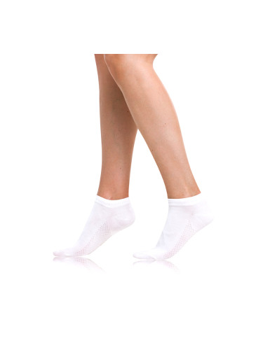 Bellinda 
BAMBOO AIR LADIES IN-SHOE SOCKS - Short Women's Bamboo Socks - White