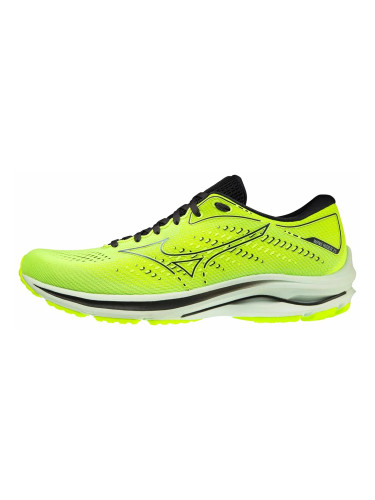 Men's running shoes Mizuno Wave Rider 25 Neo Lime/Ebony UK 11.5