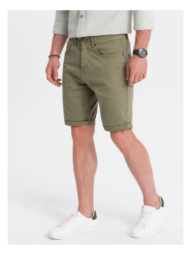 Ombre CHINO men's shorts - khaki