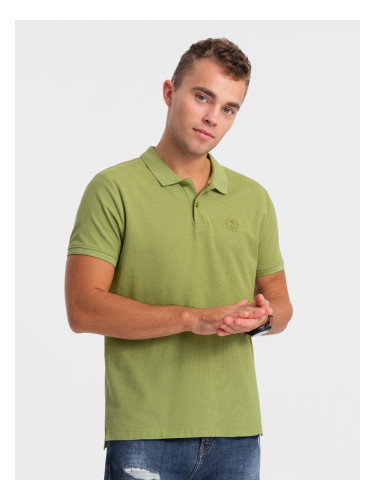 Ombre Men's pique knit polo shirt