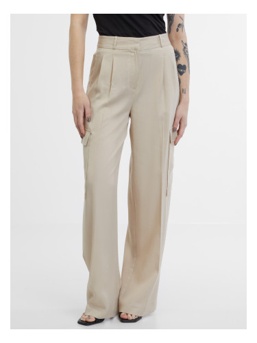 Orsay Beige Women's Trousers - Ladies