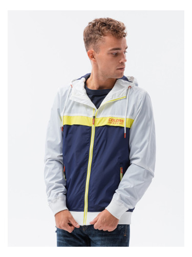 Ombre Men's hooded windbreaker jacket