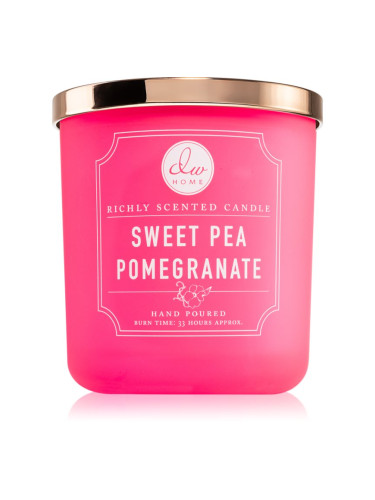 DW Home Signature Sweet Pea Pomegranate ароматна свещ 264 гр.