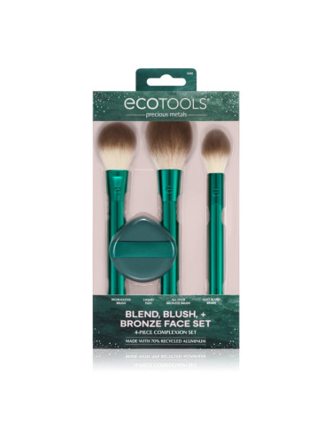 EcoTools Blend, Blush and Bronze Face Set комплект четки