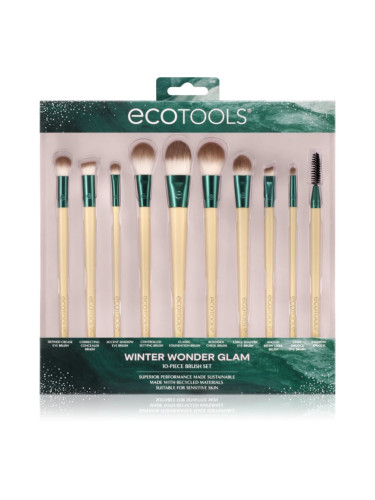 EcoTools Winter Wonder Glam комплект четки