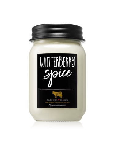 Milkhouse Candle Co. Farmhouse Winterberry Spice ароматна свещ 369 гр.