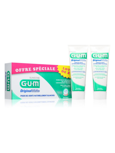 G.U.M Original White Toothpaste паста за зъби 75 ml 2 бр.