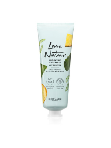 Oriflame Love Nature Organic Aloe Vera & Pineapple хидратираща маска за лице 75 мл.