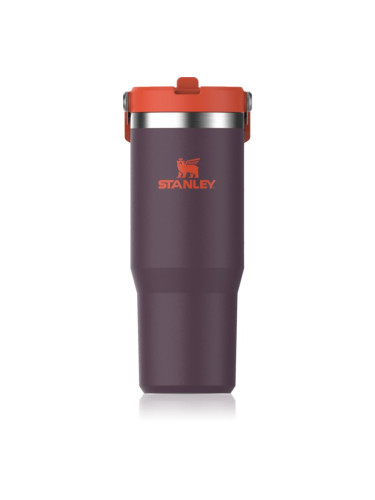 Stanley IceFlow™ Flip Straw Tumbler неръждаема бутилка за вода Plum 890 мл.