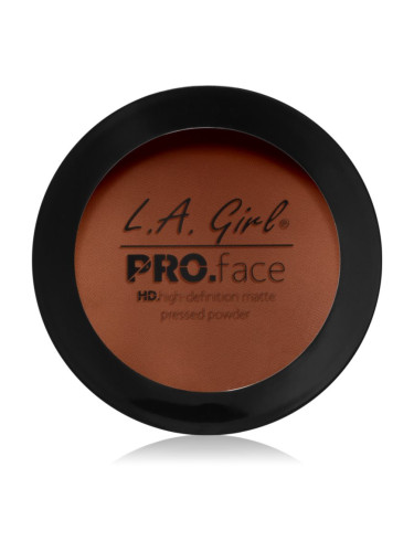 L.A. Girl Cosmetics PRO. Face HD компактна пудра с матиращ ефект цвят Chestnut 7 гр.