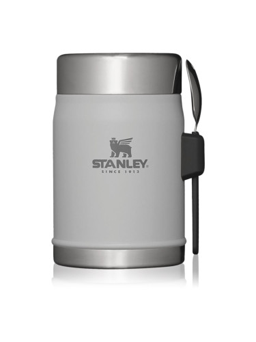 Stanley The Legendary Food Jar + Spork кутия за хранене с виличка Ash 400 мл.