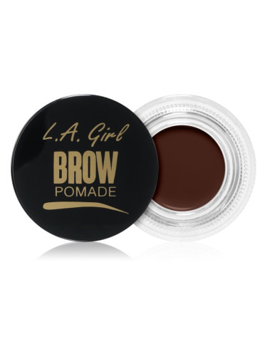 L.A. Girl Cosmetics Brow Pomade помада за вежди цвят Warm Brown 3 гр.